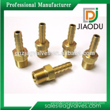 wholesale Price Custom Made Lead Free Nickel Plated threaded Forged brass flange hose barb Fittings For for plastic hoses